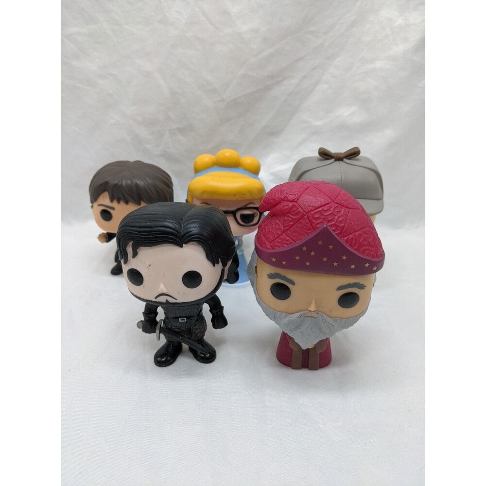 Lot Of (5) Funko Pop Vinyl Figures Harry Potter Jon Snow Dumbledore Cinderella +